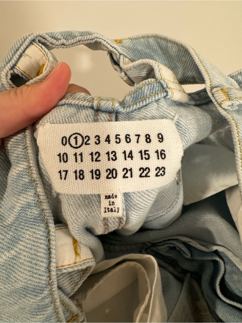 Maison Margiela Light Wash Denim Jeans - Picture 2 of 5